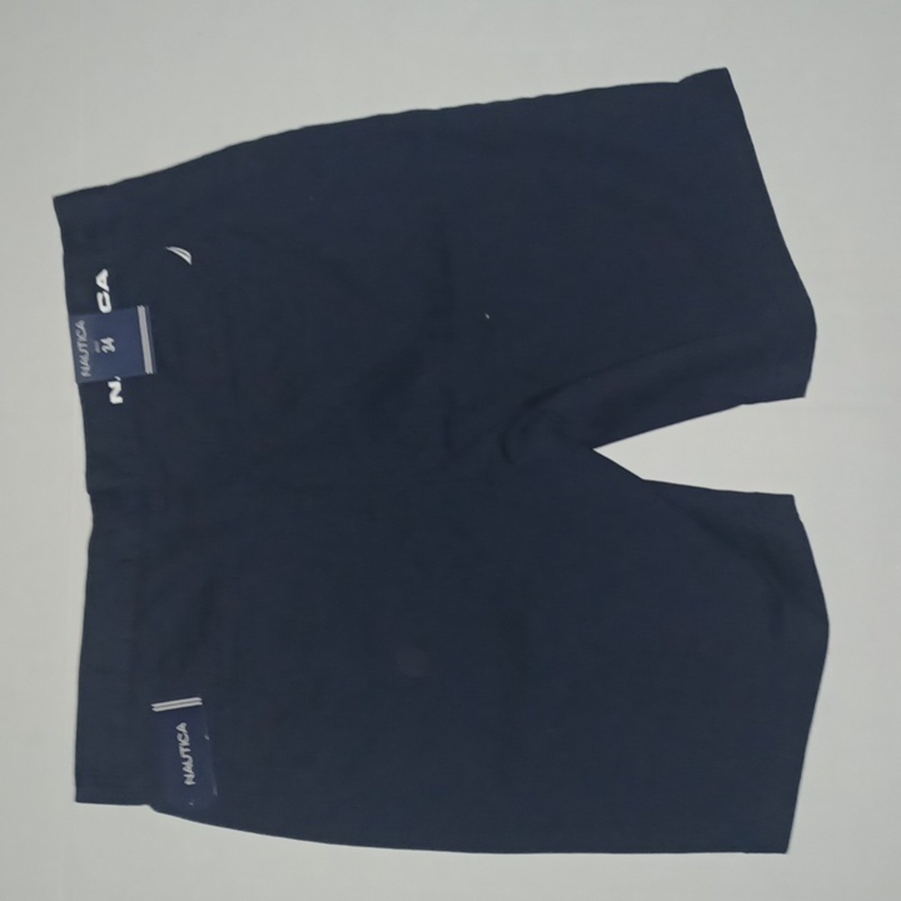 Nautica Khaki Deck Shorts Classic Fit  Color-Navy NWT